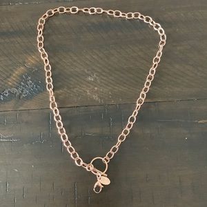 Origami Owl rose gold tone chain